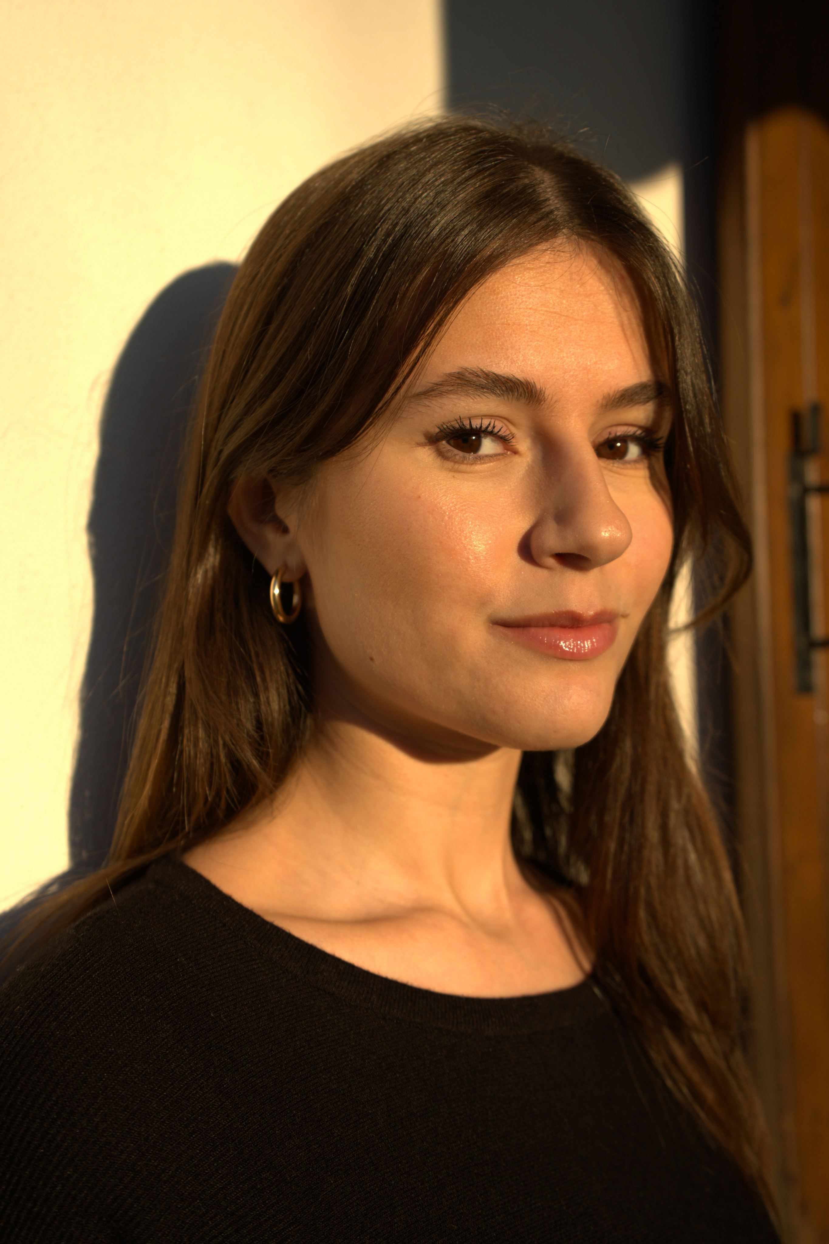 "Boss Lady" Medium Chunky Gold Hoops