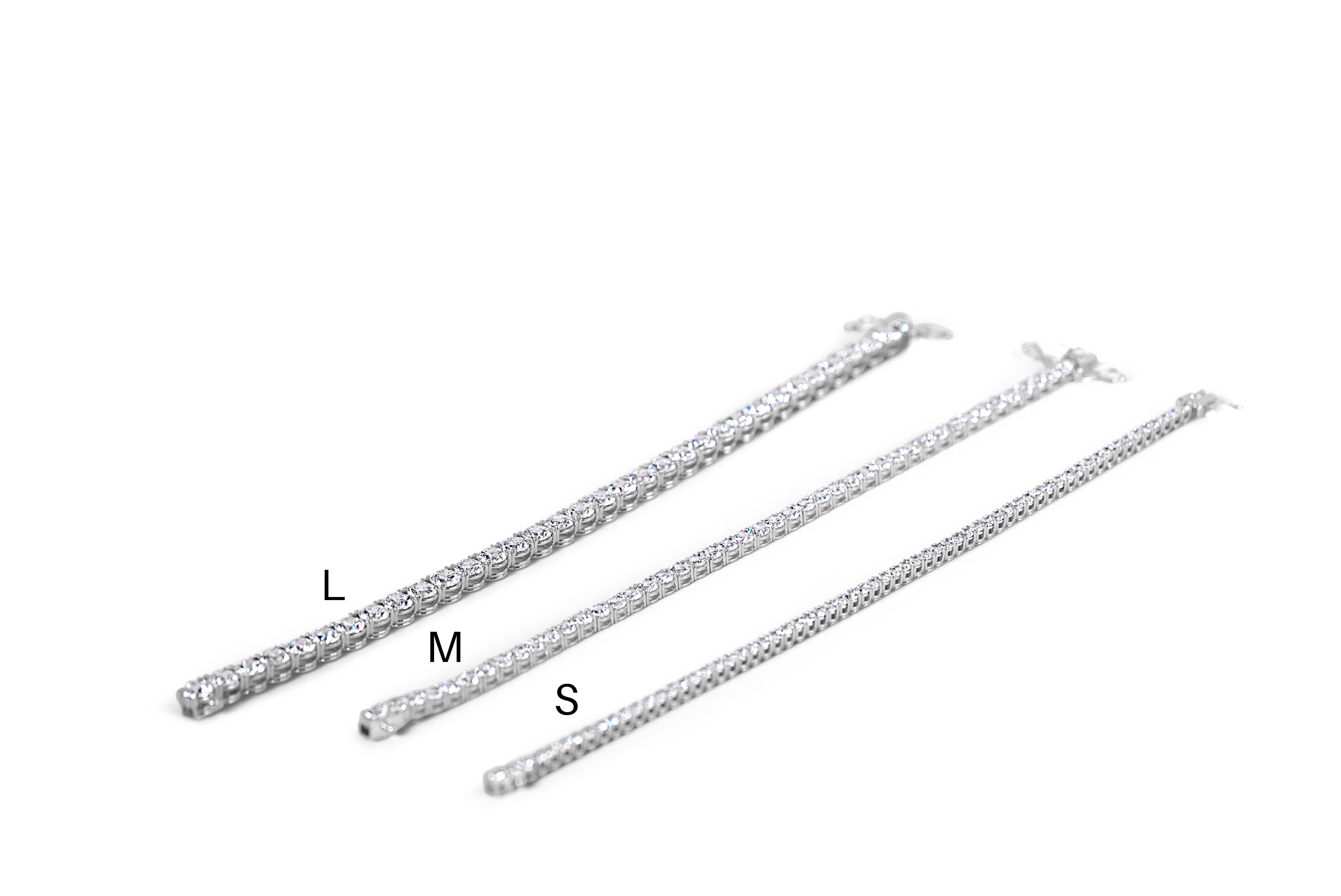 Diamond Tennis Bracelet, L