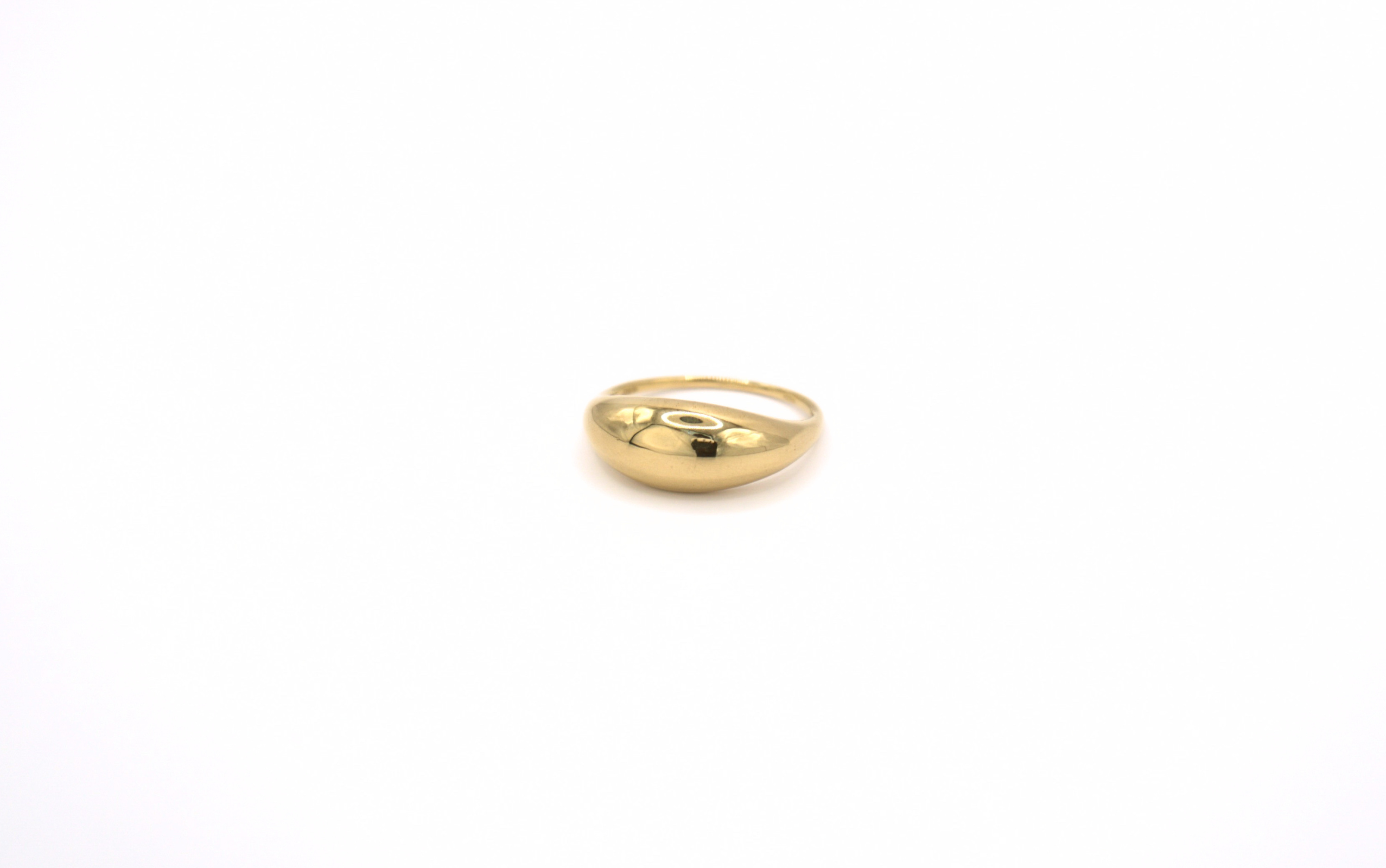 Solid Gold Dome Ring