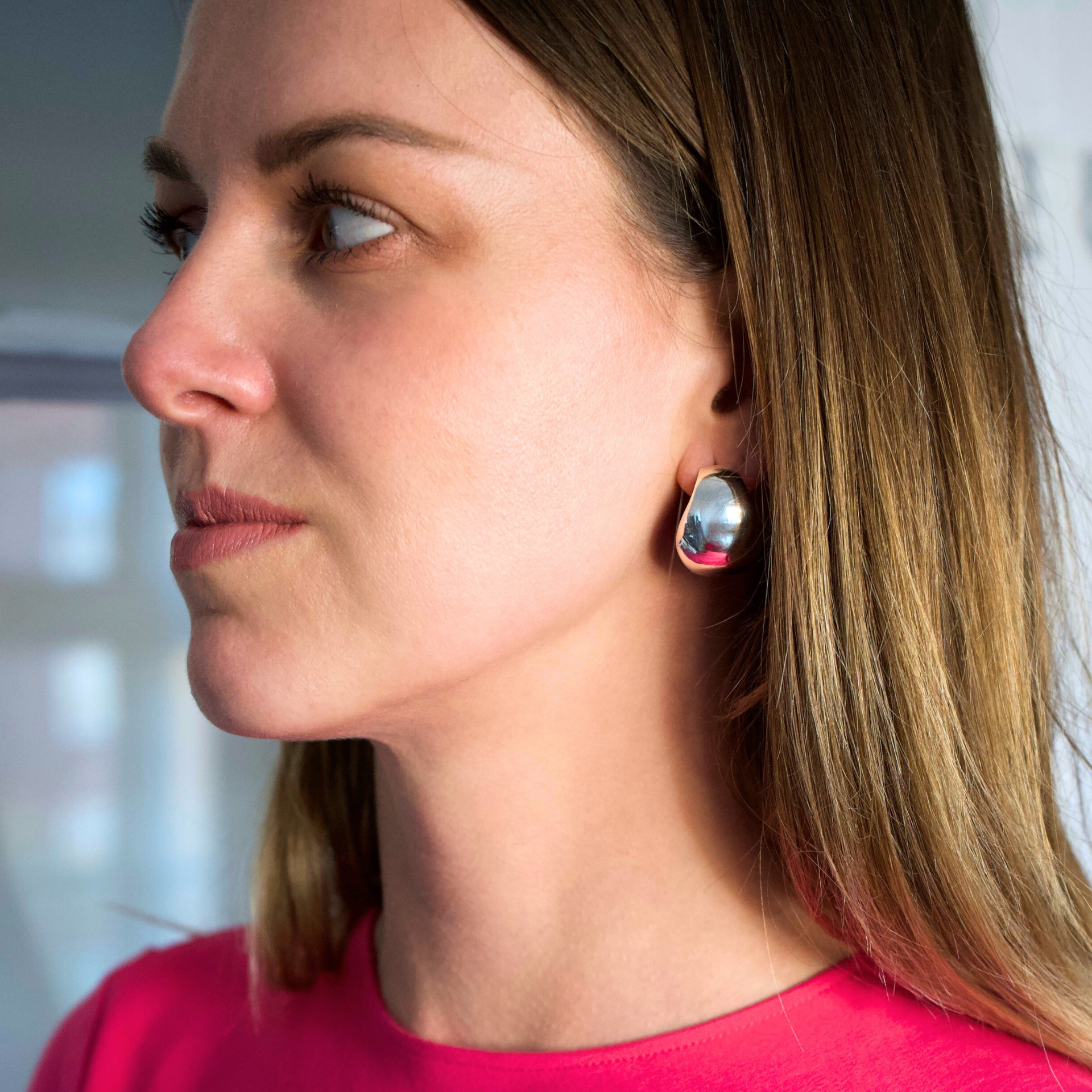 Silver Leaf Earrings