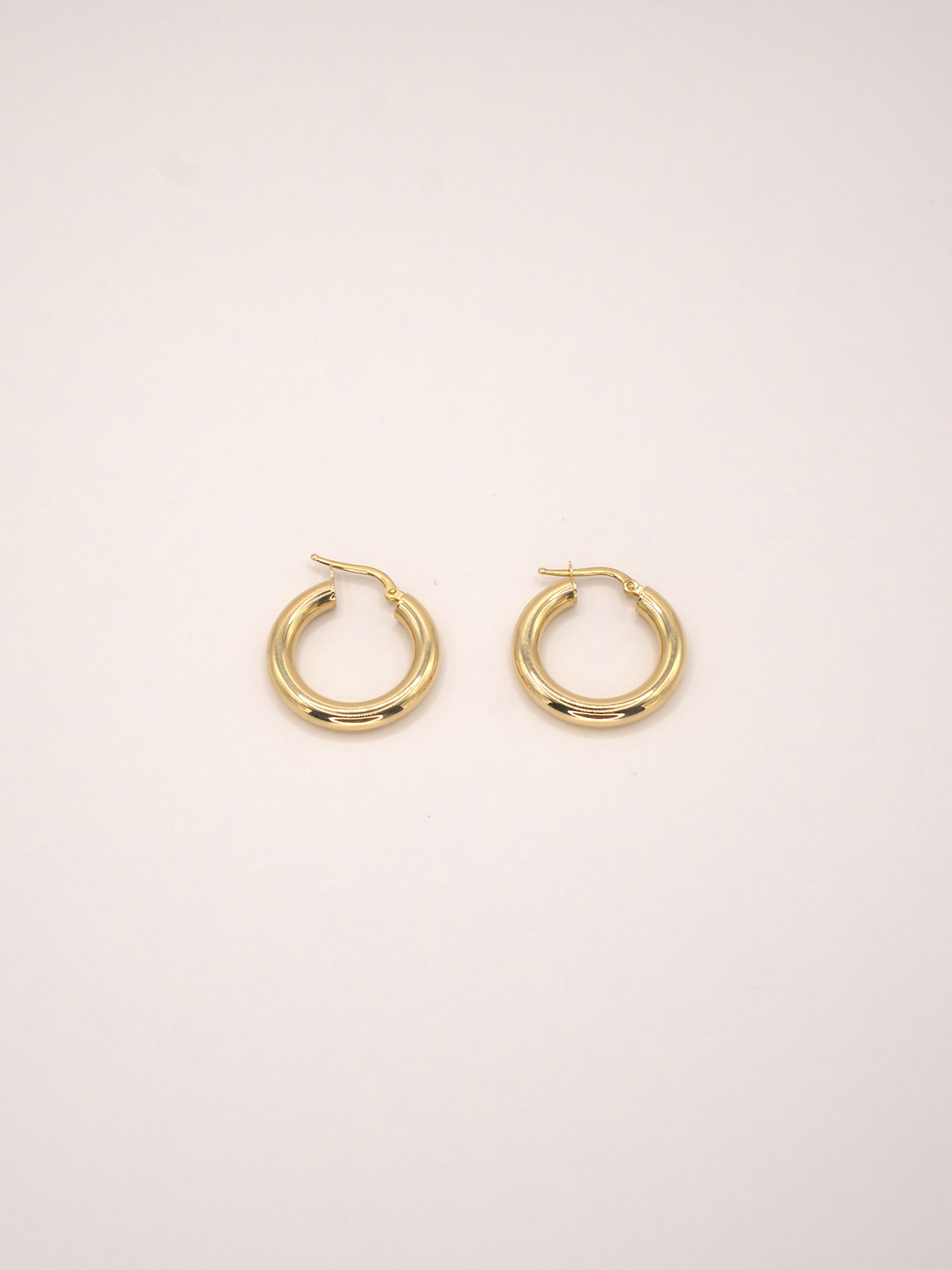 "Boss Lady" Medium Chunky Gold Hoops