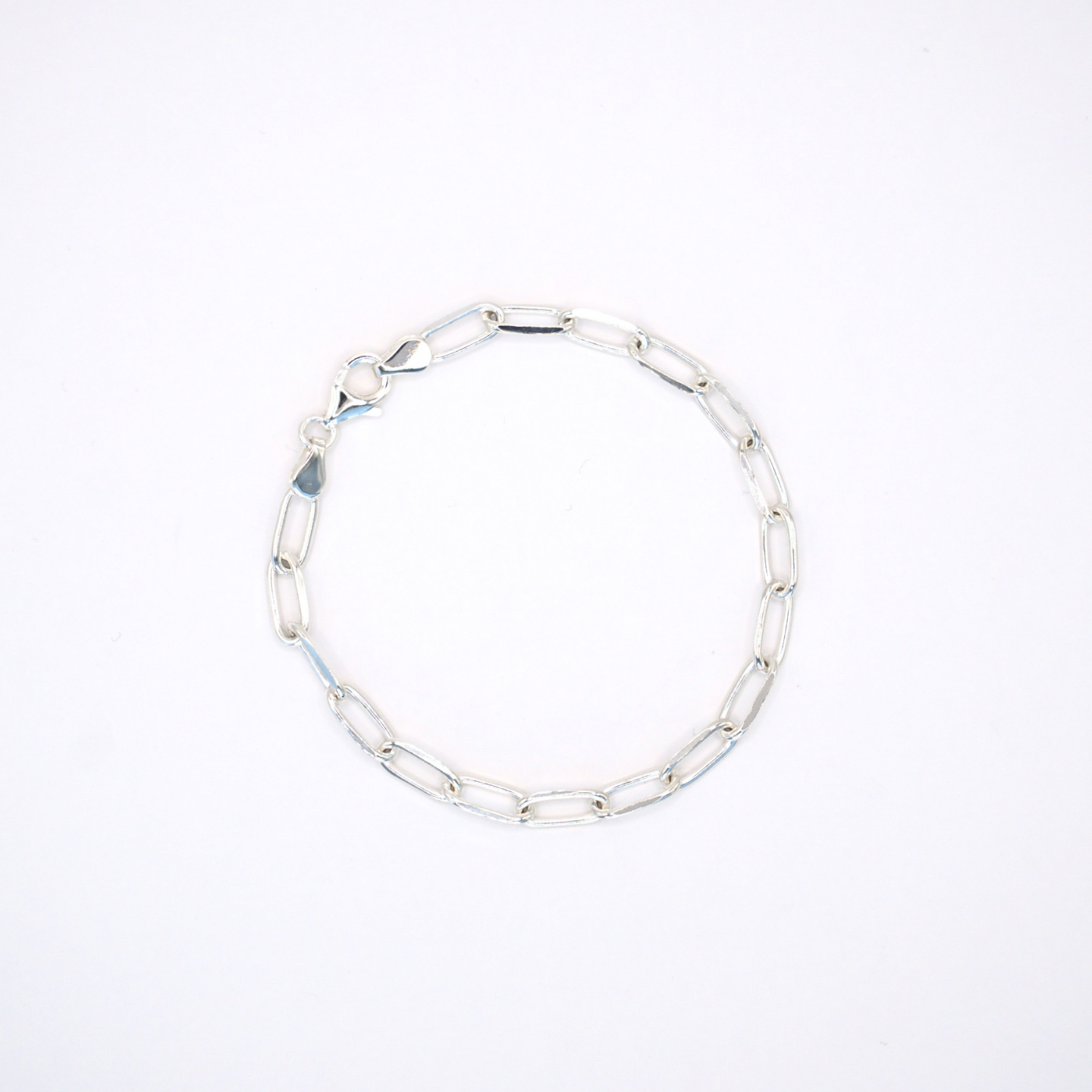 Closed Forever Silver Bracelet