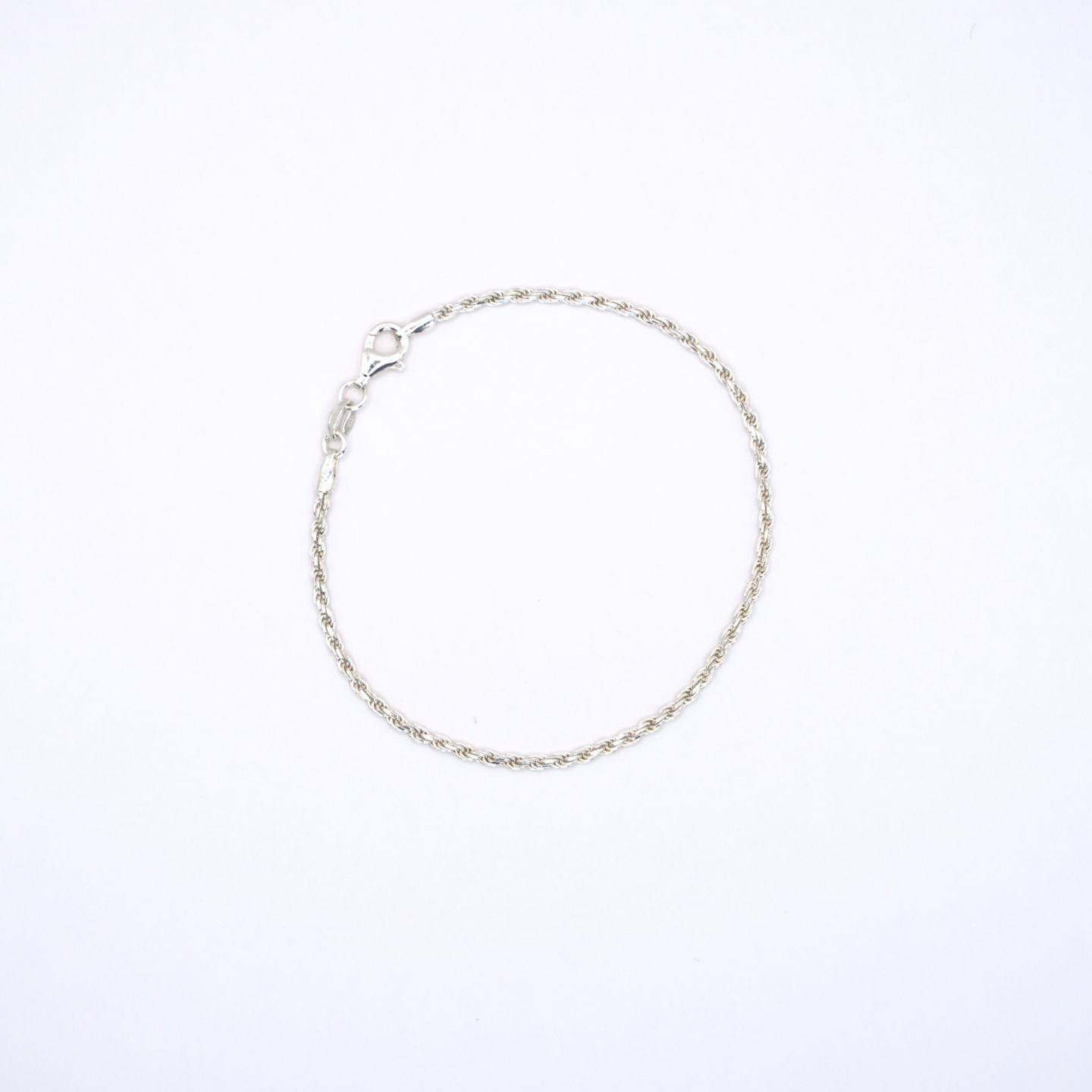 Twisted Silver Bracelet